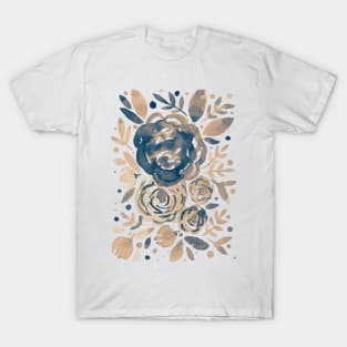 Watercolor roses bouquet - neutral T-Shirt